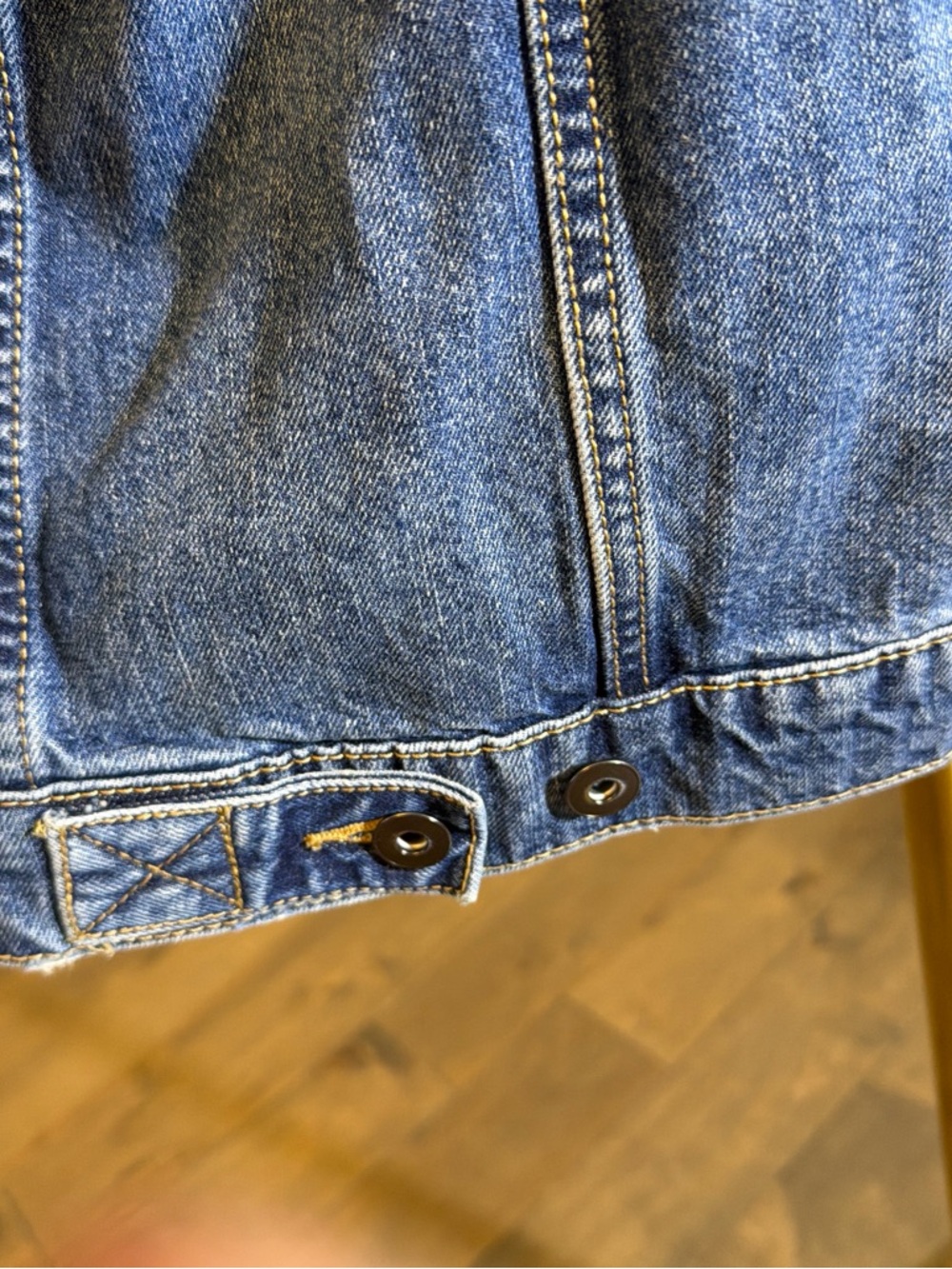 Daily Ritual Blue Denim Jean Jacket - Picture 8 of 9